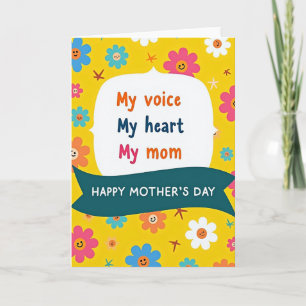 Tarjeta del Día de las Madres Floral Mi Mamá