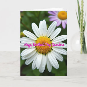 Tarjeta del Día de las Madres Floral para la Abuel
