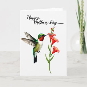 Tarjeta del Día de las Madres Joya Voladora Dulce