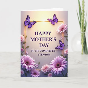 Tarjeta del Día de las Madres Luminosas para Madra