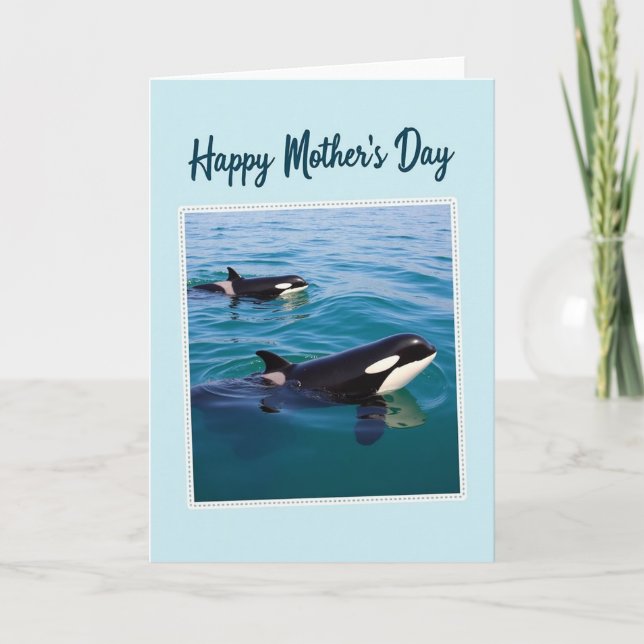 Tarjeta del Día de las Madres Oceánicas (Anverso)