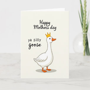 Tarjeta del Día de las Madres Pájaro Acuático Coro