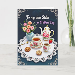 Tarjeta del Día de las Madres para Hermana con Taz