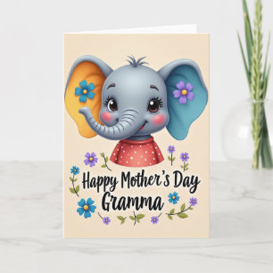 Tarjeta del Día de las Madres para una Querida Abu
