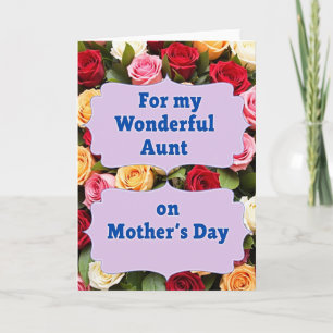 Tarjeta del Día de las Madres para una Tía Querida