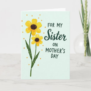 Tarjeta del Día de las Madres Pintada por las Herm
