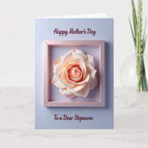 Tarjeta del Día de las Madres Políticas Florales