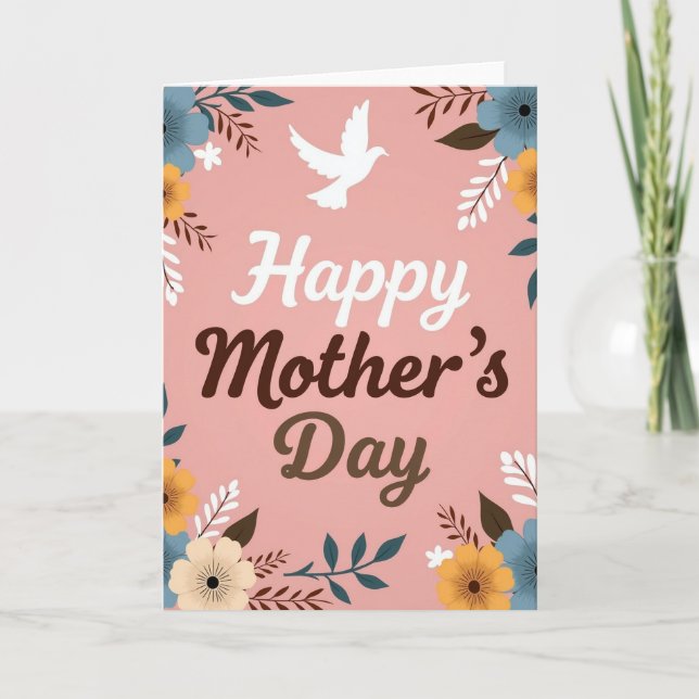 Tarjeta del Día de las Madres Serenas (Anverso)