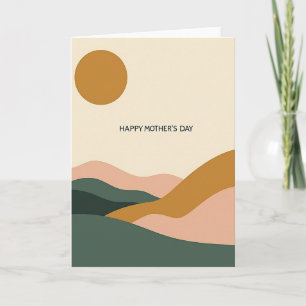 Tarjeta del Día de las Madres Sol de Ocre