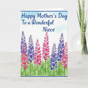 Tarjeta del Día de las Mamás Mejor de Acuarela