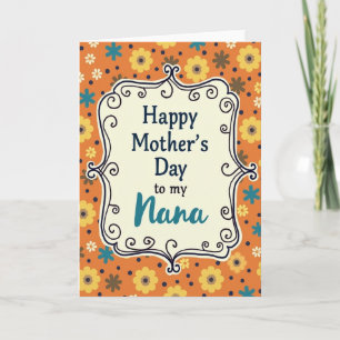 Tarjeta del Día de las Nanas Dulces