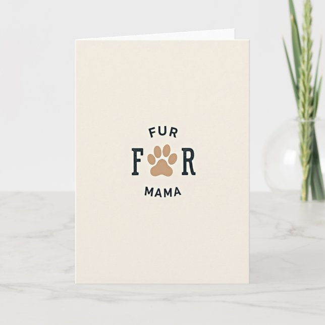 Tarjeta del Día de las Queridas Madres (Anverso)