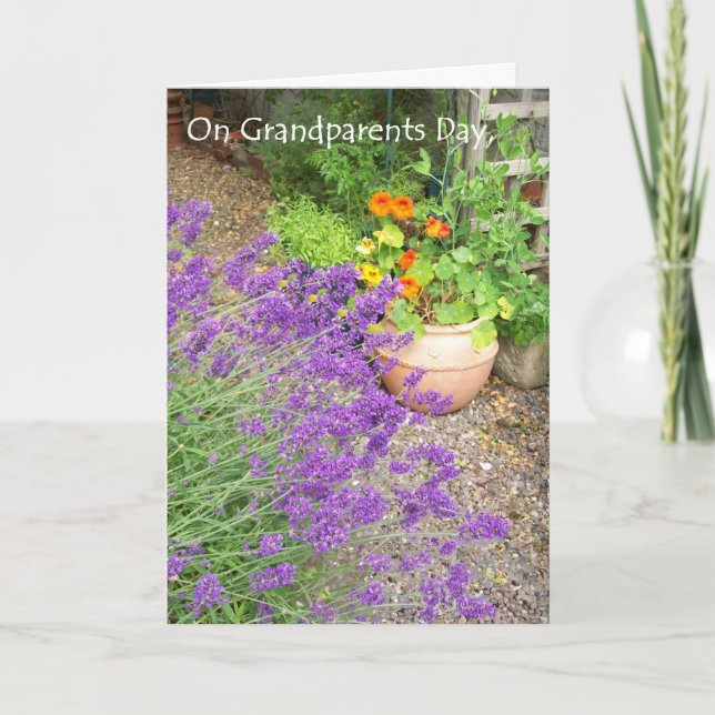 Tarjeta del día de los abuelos (Anverso)