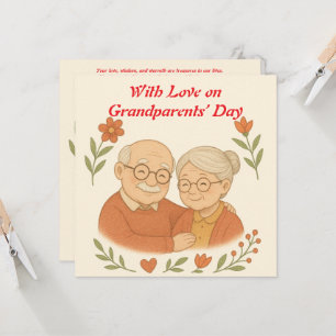 Tarjeta del día de los abuelos