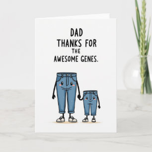 Tarjeta del Día de los Genes Increíbles de los Pap