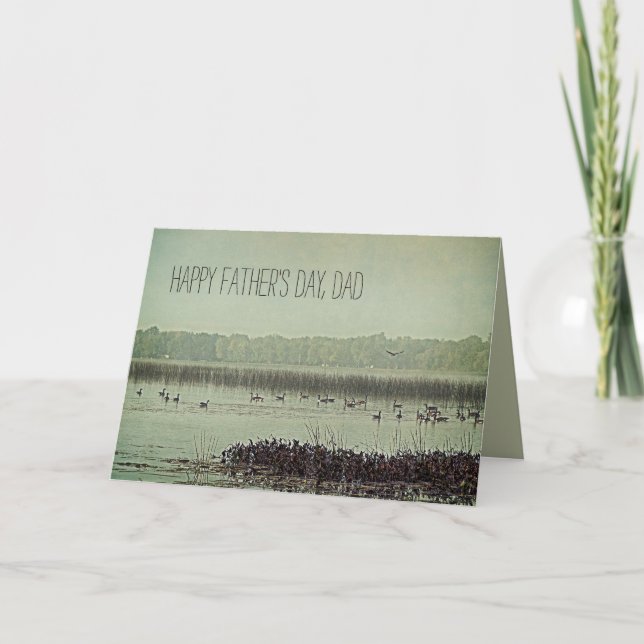 Tarjeta del Día de los Padres de los Geeses Silves (Anverso)