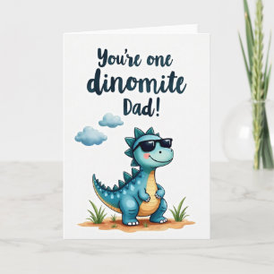 Tarjeta del Día de los Padres Reptiles Geniales