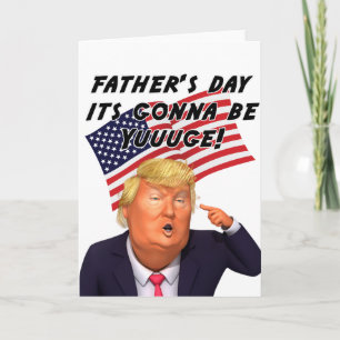 Tarjeta del Día de los Padres Trump, tarjeta del D