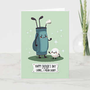 Tarjeta del Día de los Papás de Deportes Turquesa