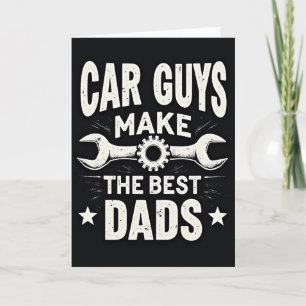 Tarjeta del Día de los Papás Geniales de Autos