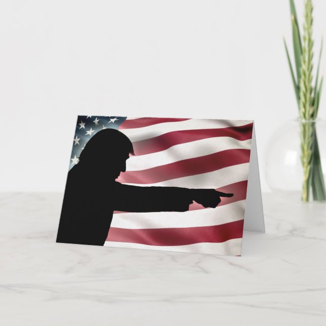 Tarjeta del Día de los Presidentes Trump (Anverso)