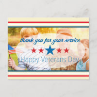 Tarjeta del Día de los Veteranos