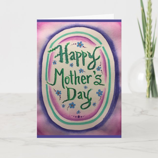 Tarjeta del día de madre: Angustia adolescente (Anverso)