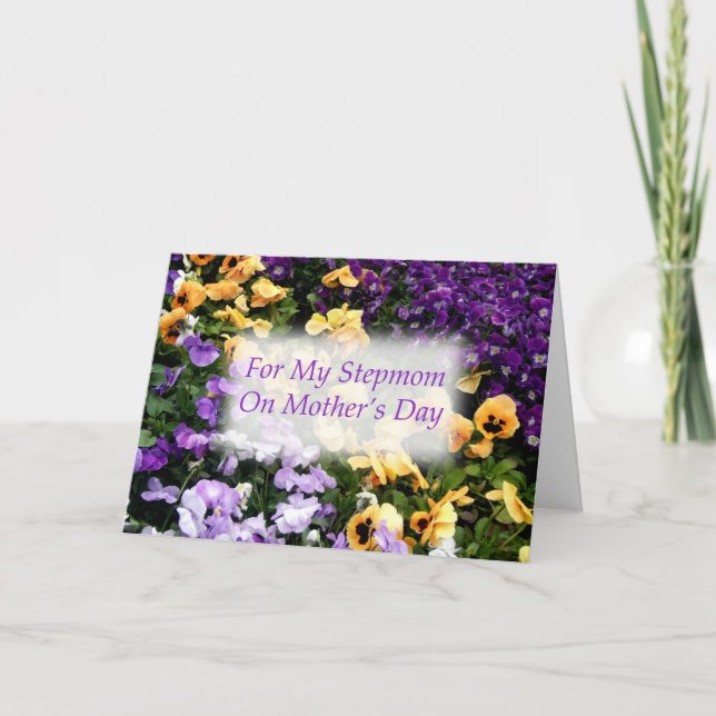 Tarjeta del día de madre de la madrastra (Anverso)