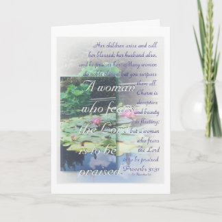 Tarjeta del día de madre de la mujer de los