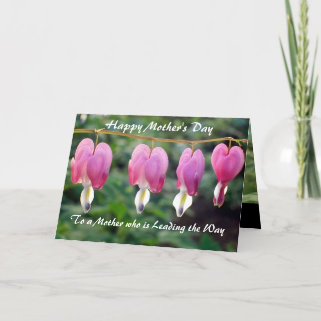 TARJETA del día de madre de la sola mama (Anverso)