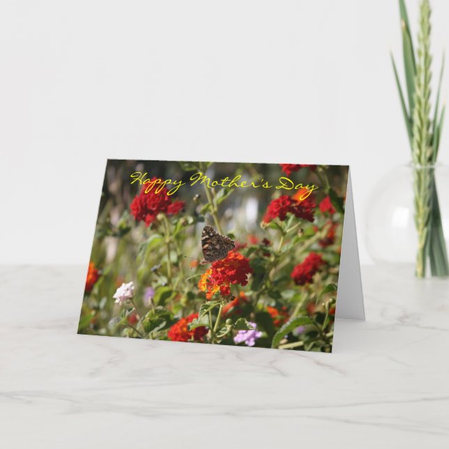 Tarjeta del día de madre, en blanco (Anverso)