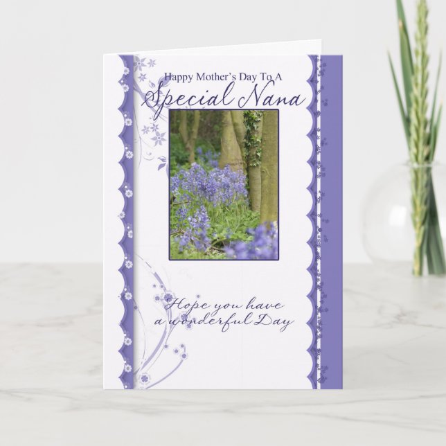 Tarjeta del día de madre, Nana especial (Anverso)