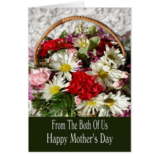 Tarjeta del día de madre nosotros dos (Frente)