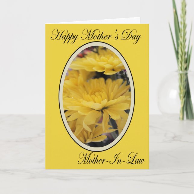 Tarjeta del día de madre para la suegra (Anverso)