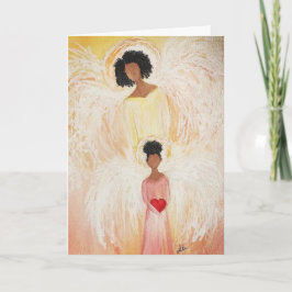 Tarjeta del día de mi madre ángel