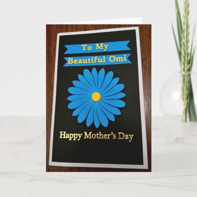 Tarjeta del Día de Omi Preciosa (Anverso)