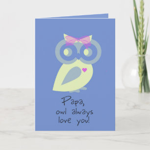 Tarjeta del día de padre de la papá