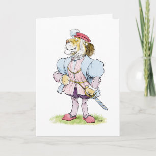 Tarjeta del día de padre de príncipe Lion