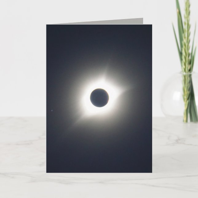 Tarjeta del día de padre del eclipse (Anverso)