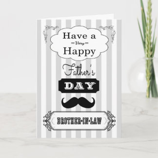 Tarjeta del día de padre para el cuñado