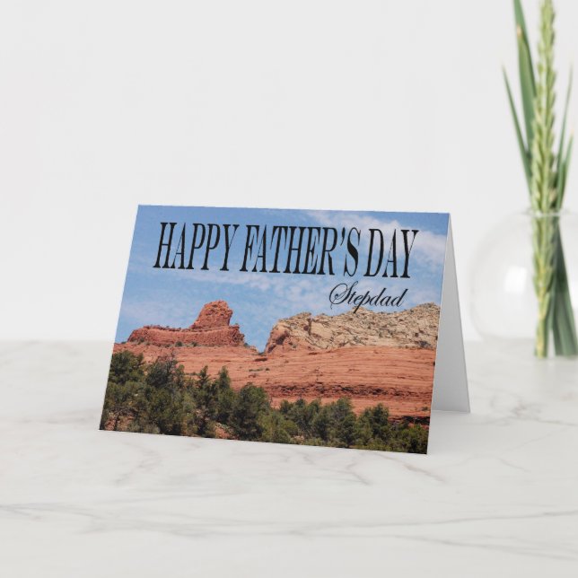 Tarjeta del día de padre para el Stepdad (Anverso)
