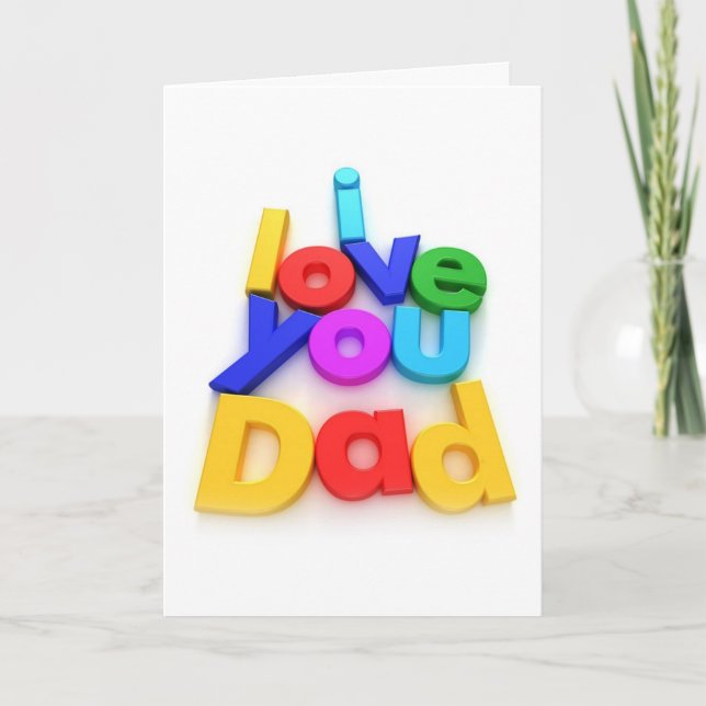 tarjeta del día de padres (Anverso)