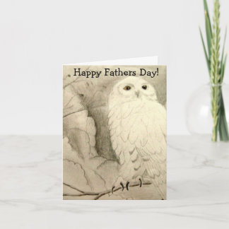 Tarjeta del día de padres del noctámbulo