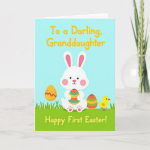 Tarjeta del Día de Pascua para Nieta