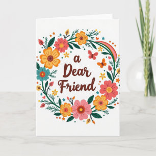 Tarjeta del Día de Querido Amigo Dulce