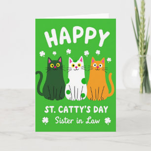 Tarjeta del Día de San Catis para Cuñada