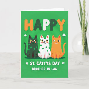 Tarjeta del Día de San Catis para Cuñado