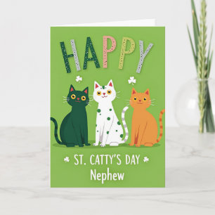 Tarjeta del Día de San Catis para Sobrino