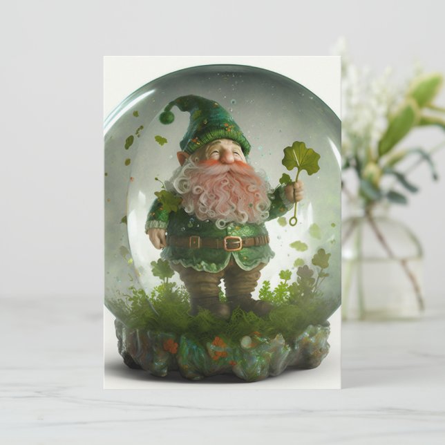 Tarjeta del Día de San Patricio (Anverso de pie)