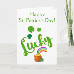Tarjeta del Día de San Patricio